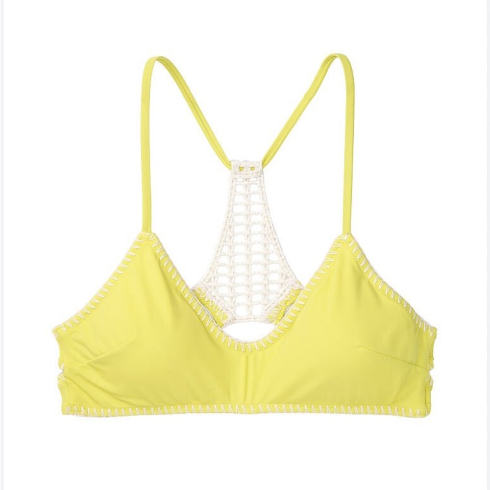 Victoria Secret Swim Kiawah Crochet Bikini Top
